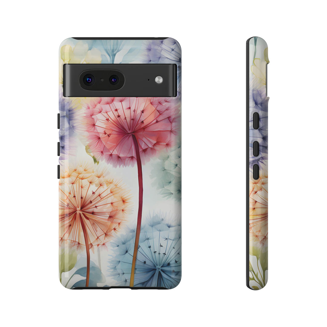 Colorful Field of Dandelions Phone Case