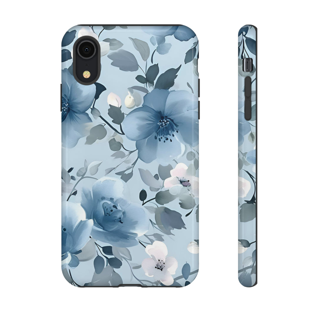 Dusty Blue Flowers | Phone Case for iPhone/Galaxy/Pixel