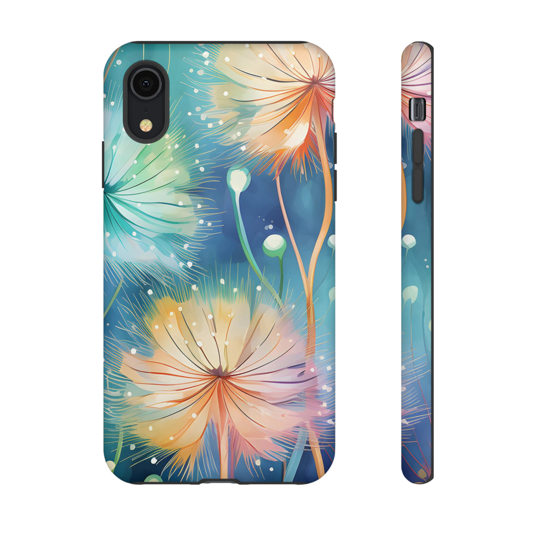 Whimsical Burst Dandelions Phone Case