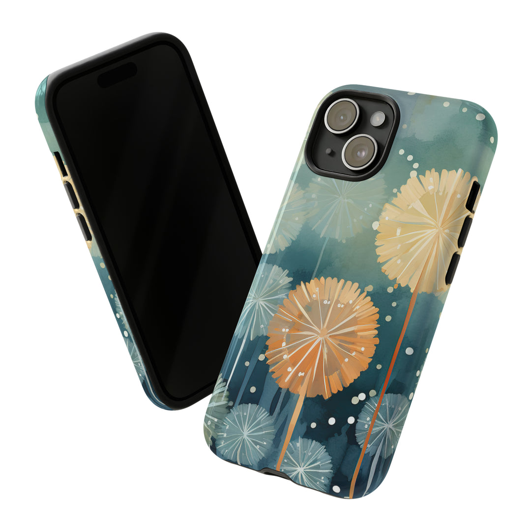 Abstract Dandelions Phone Case