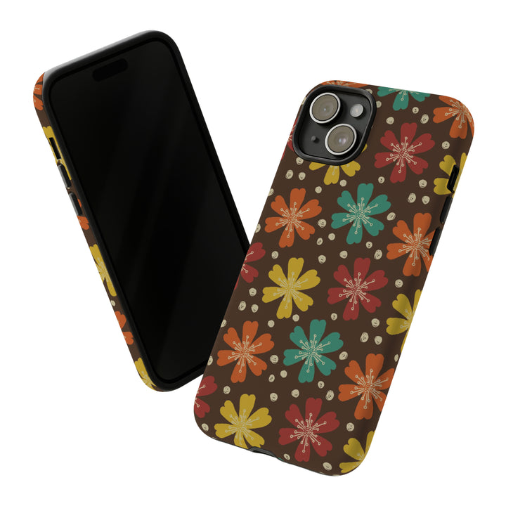 Retro Blooms in Color | Phone Case for iPhone/Galaxy/Pixel