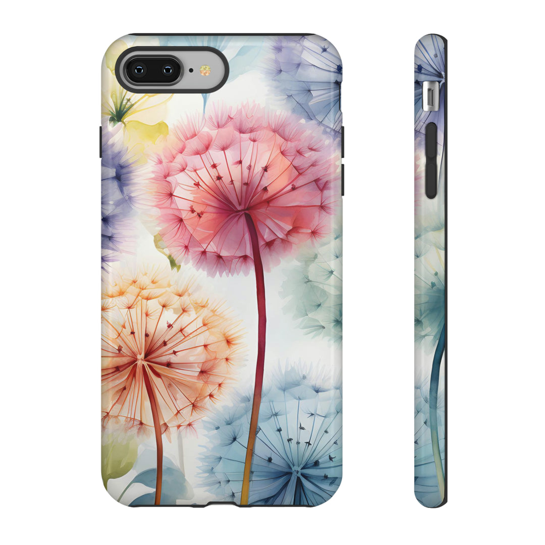 Colorful Field of Dandelions Phone Case