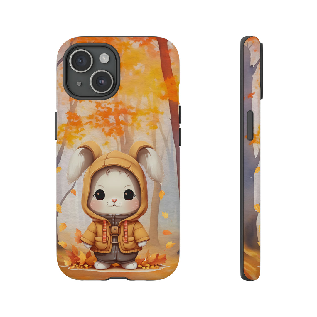 Baby Autumn Bunny Phone Case for iPhone, Samsung, Pixel