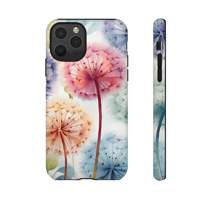 Colorful Field of Dandelions Phone Case