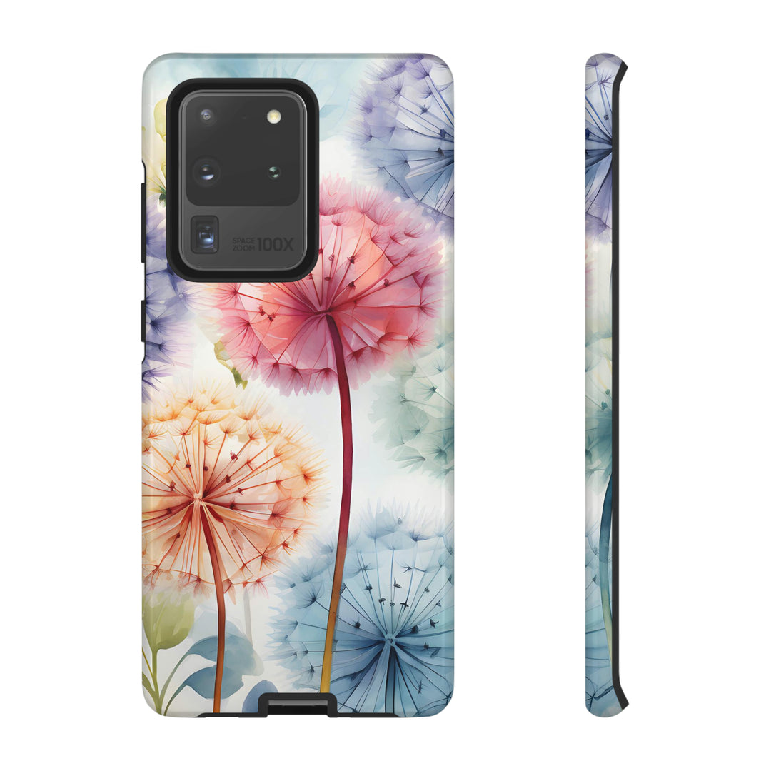 Colorful Field of Dandelions Phone Case