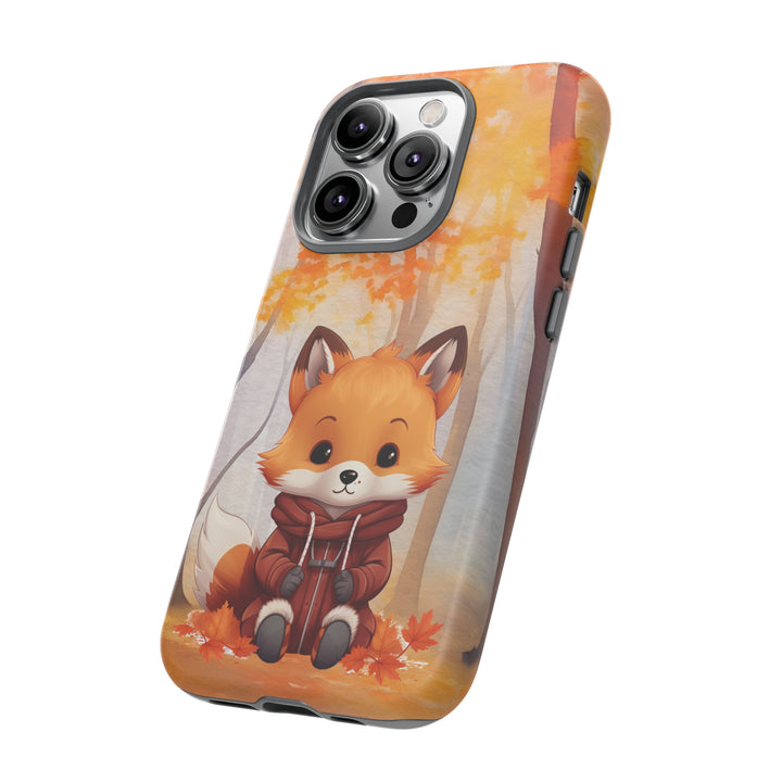 Baby Forest Fox Ready for Autumn - Samsung & iPhone Phone Case