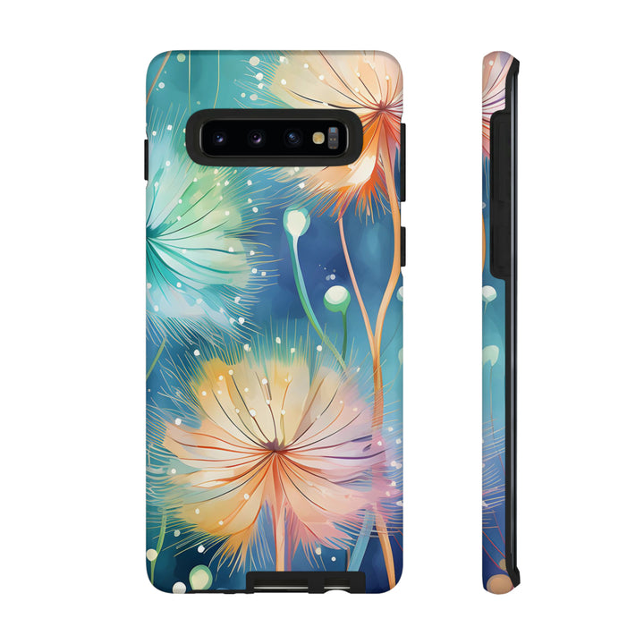 Whimsical Burst Dandelions Phone Case