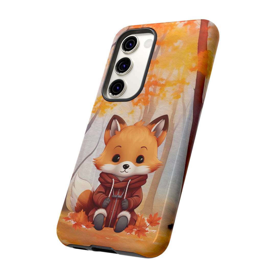 Baby Forest Fox Ready for Autumn - Samsung & iPhone Phone Case