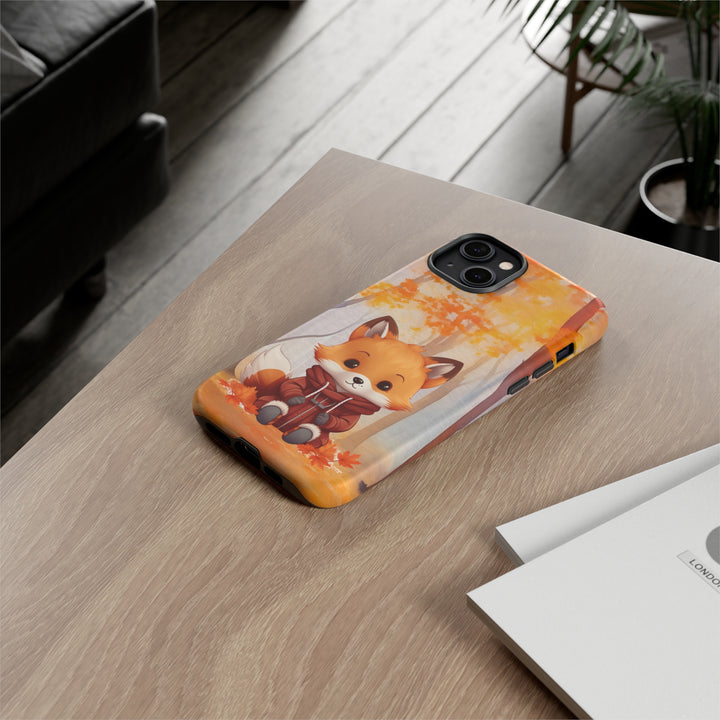 Baby Forest Fox Ready for Autumn - Samsung & iPhone Phone Case