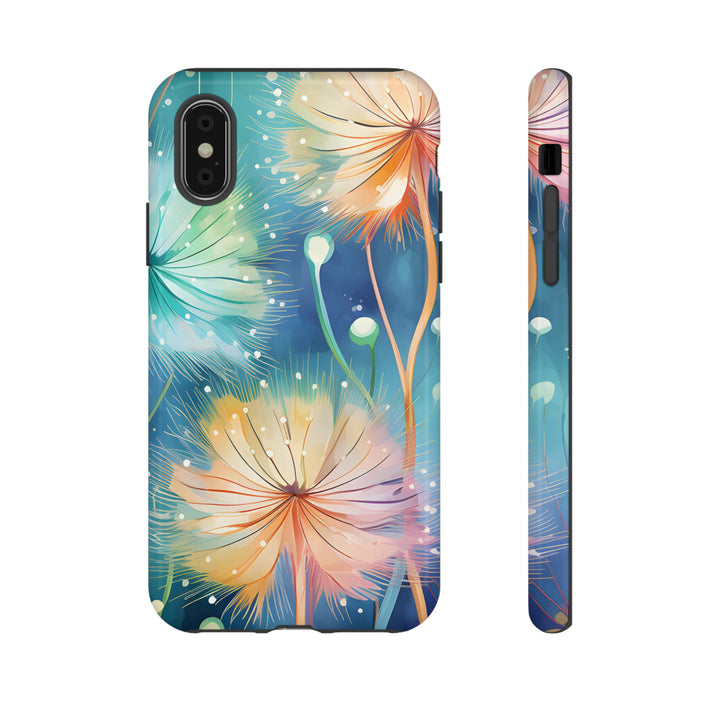 Whimsical Burst Dandelions Phone Case