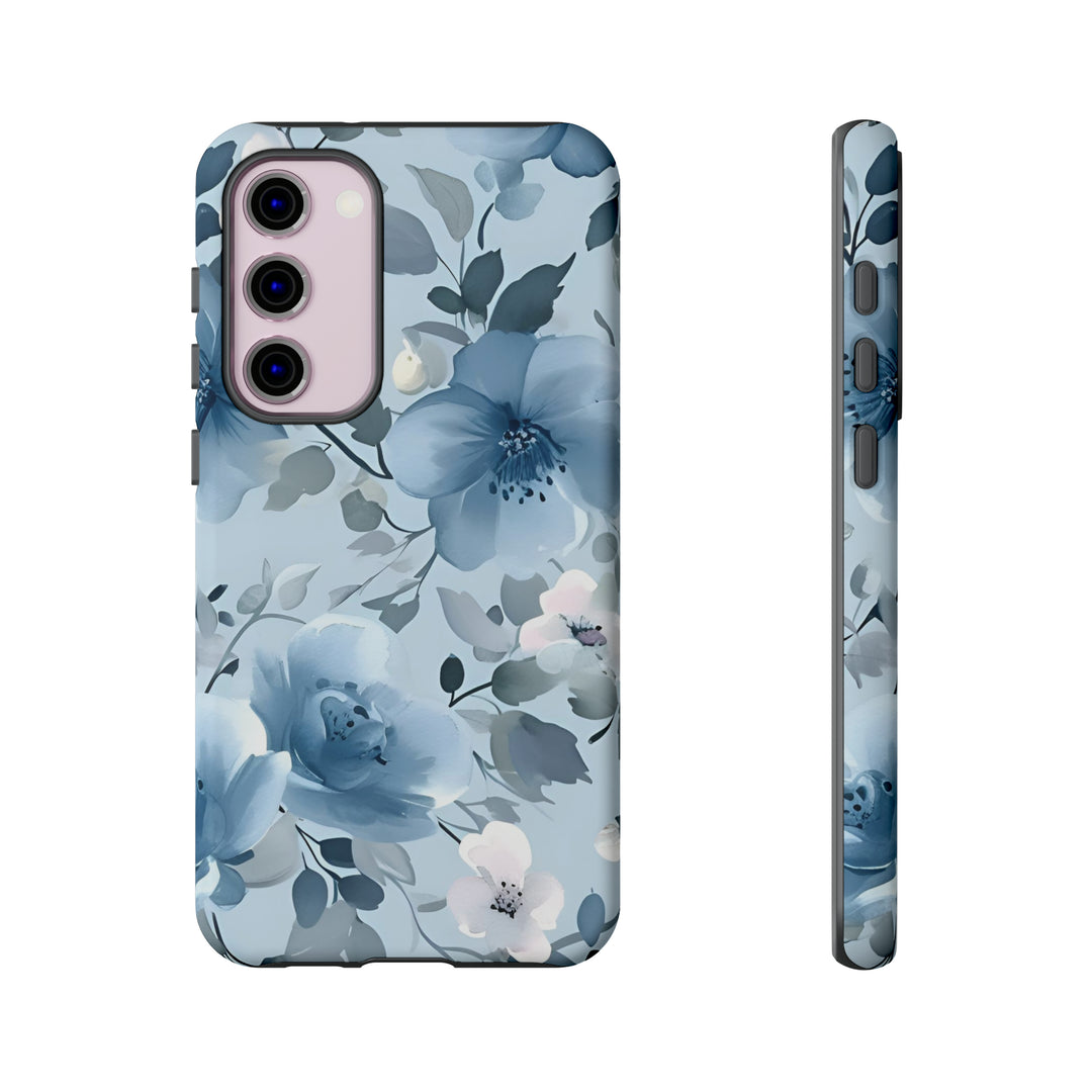 Dusty Blue Flowers | Phone Case for iPhone/Galaxy/Pixel