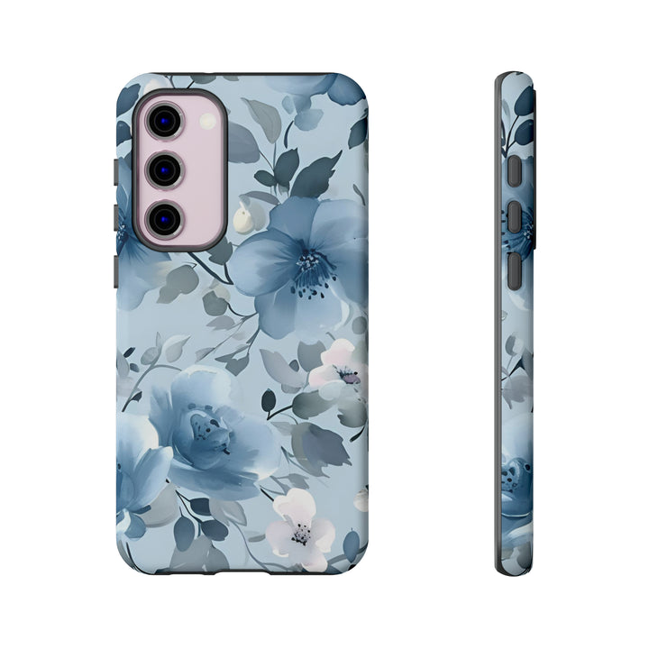 Dusty Blue Flowers | Phone Case for iPhone/Galaxy/Pixel