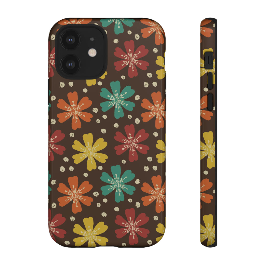 Retro Blooms in Color | Phone Case for iPhone/Galaxy/Pixel