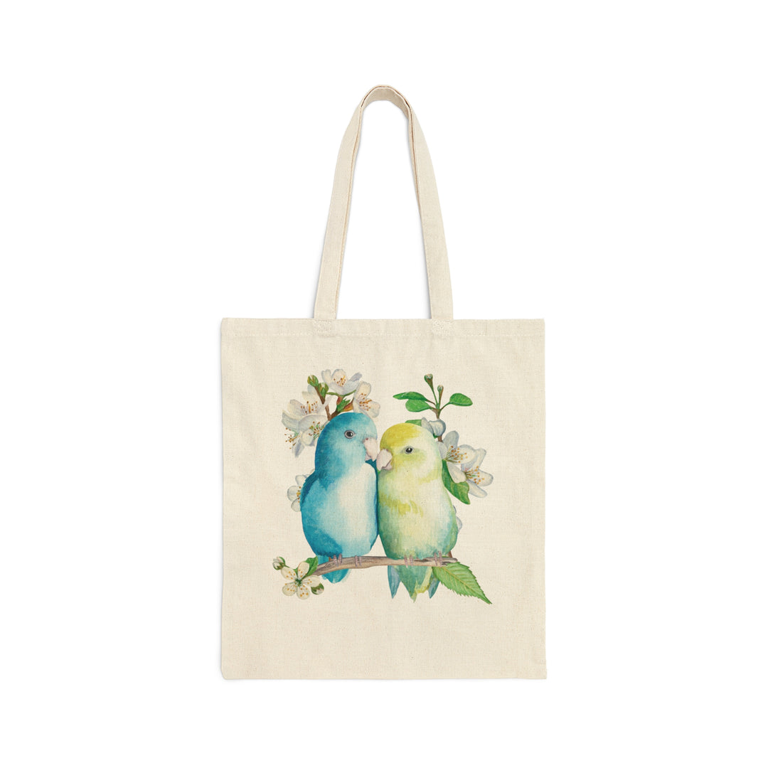 Love Birds | Reusable Canvas Tote Bag 100% Cotton