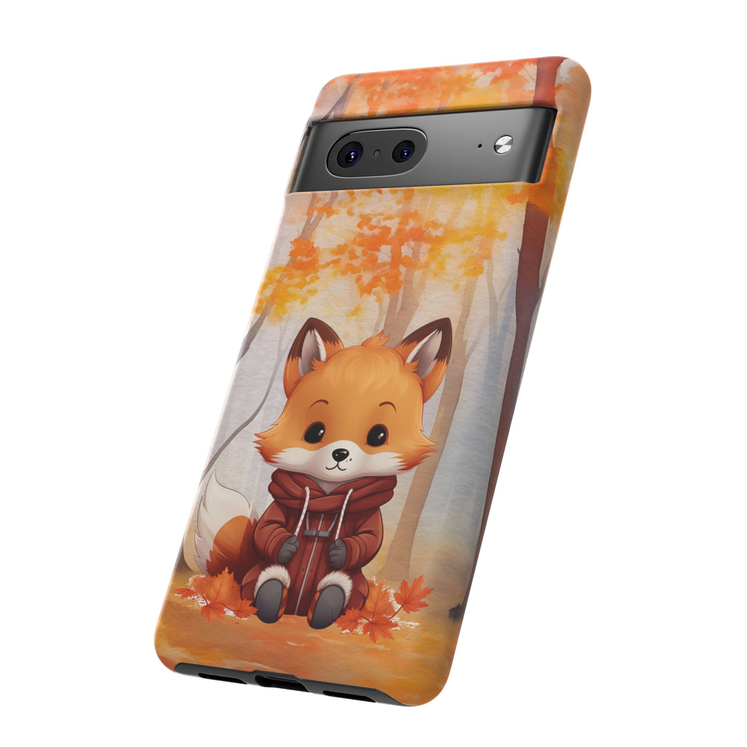 Baby Forest Fox Ready for Autumn - Samsung & iPhone Phone Case