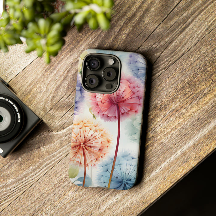 Colorful Field of Dandelions Phone Case