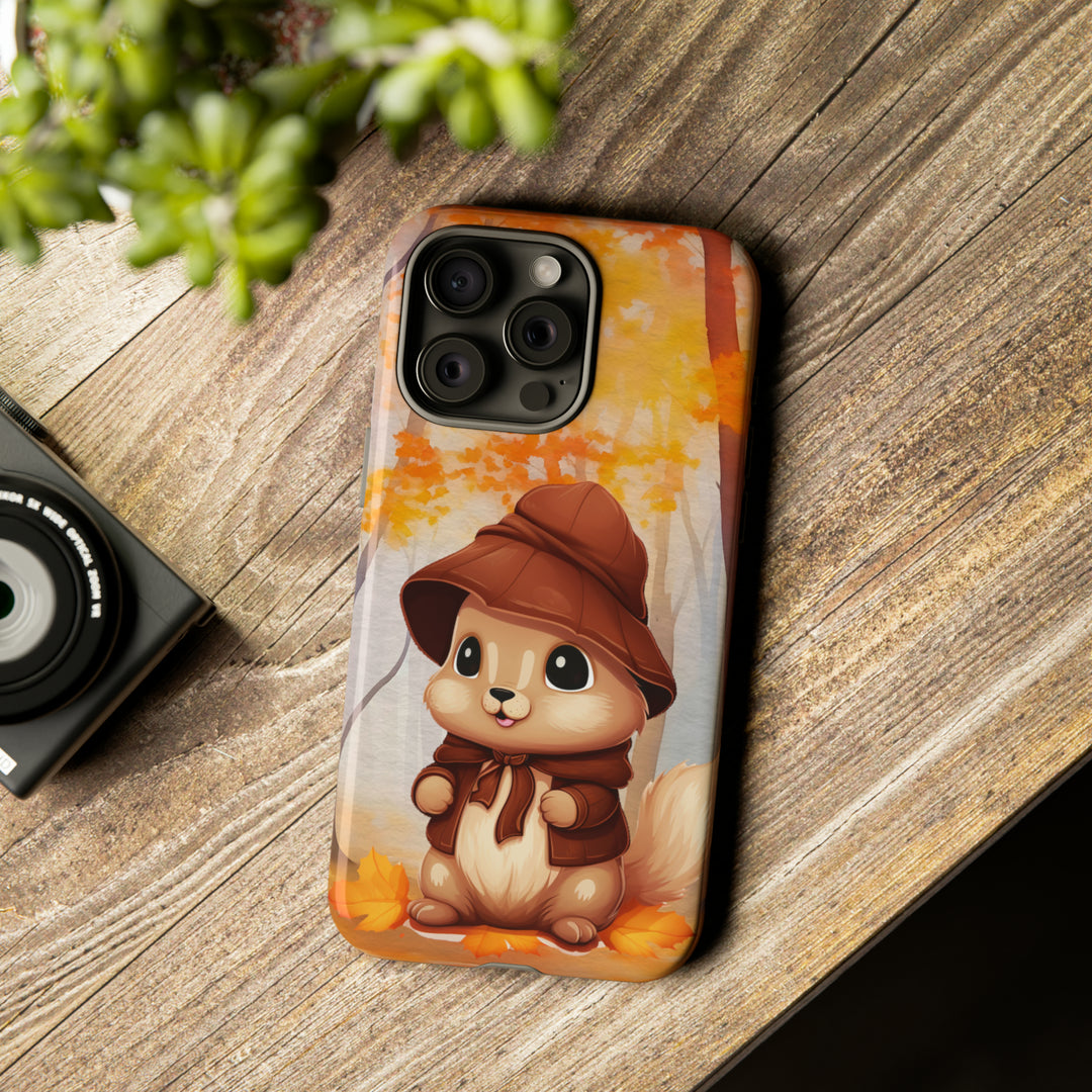 Baby Autumn Chipmunk Phone Case for iPhone, Samsung, Pixel