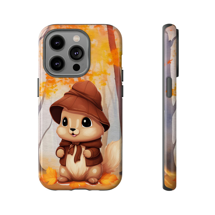 Baby Autumn Chipmunk Phone Case for iPhone, Samsung, Pixel