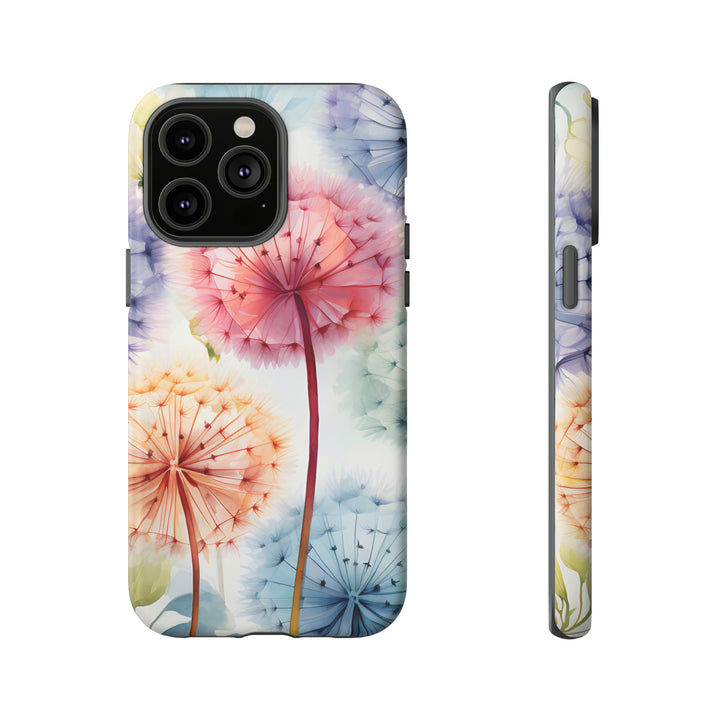 Colorful Field of Dandelions Phone Case