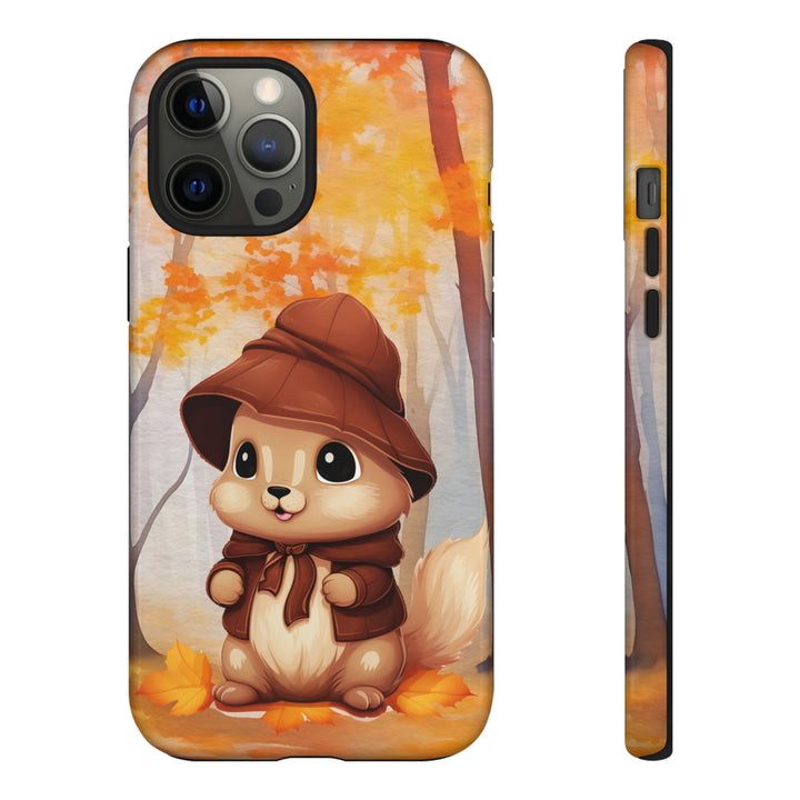 Baby Autumn Chipmunk Phone Case for iPhone, Samsung, Pixel