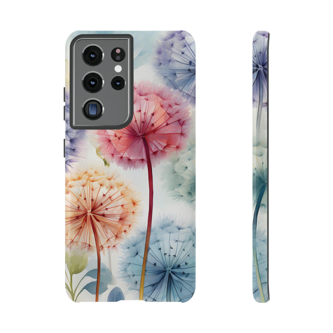 Colorful Field of Dandelions Phone Case