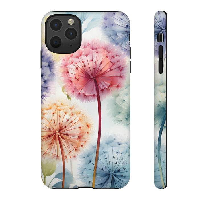 Colorful Field of Dandelions Phone Case