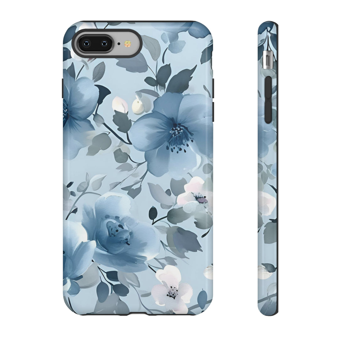 Dusty Blue Flowers | Phone Case for iPhone/Galaxy/Pixel