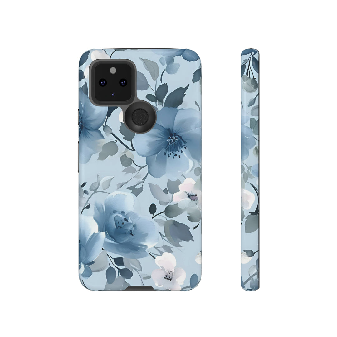 Dusty Blue Flowers | Phone Case for iPhone/Galaxy/Pixel