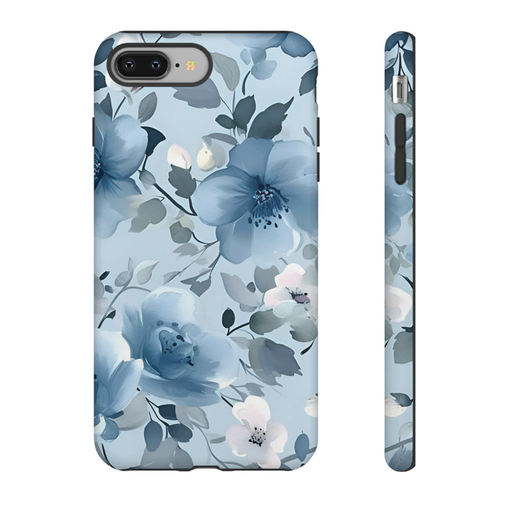 Dusty Blue Flowers | Phone Case for iPhone/Galaxy/Pixel