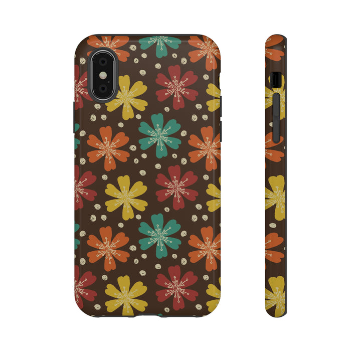 Retro Blooms in Color | Phone Case for iPhone/Galaxy/Pixel