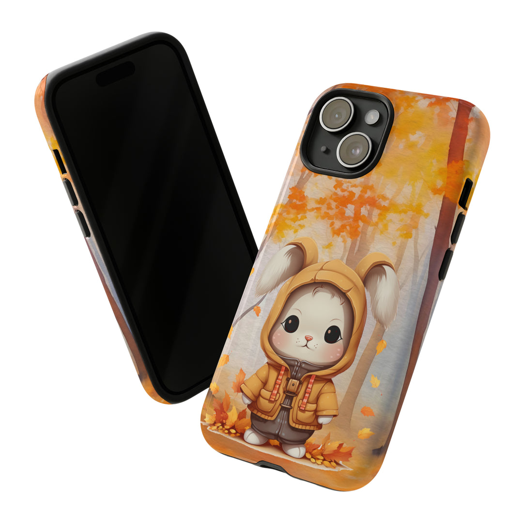 Baby Autumn Bunny Phone Case for iPhone, Samsung, Pixel