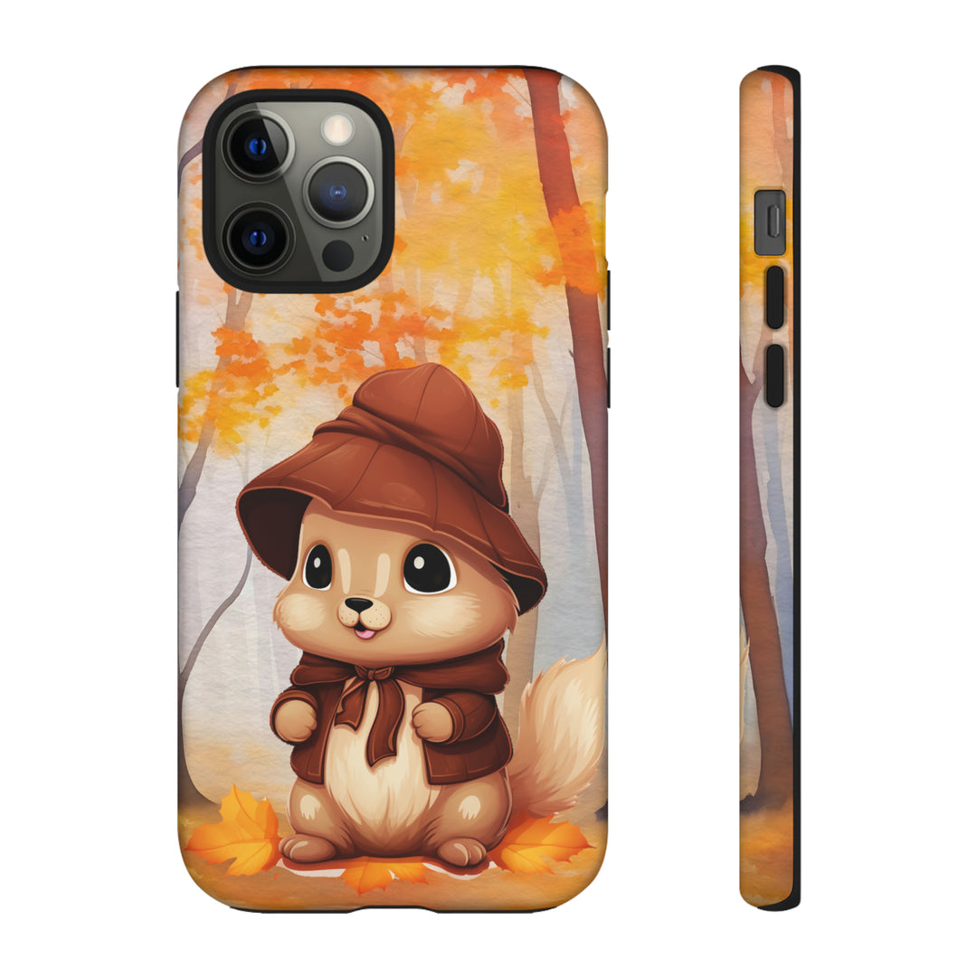 Baby Autumn Chipmunk Phone Case for iPhone, Samsung, Pixel