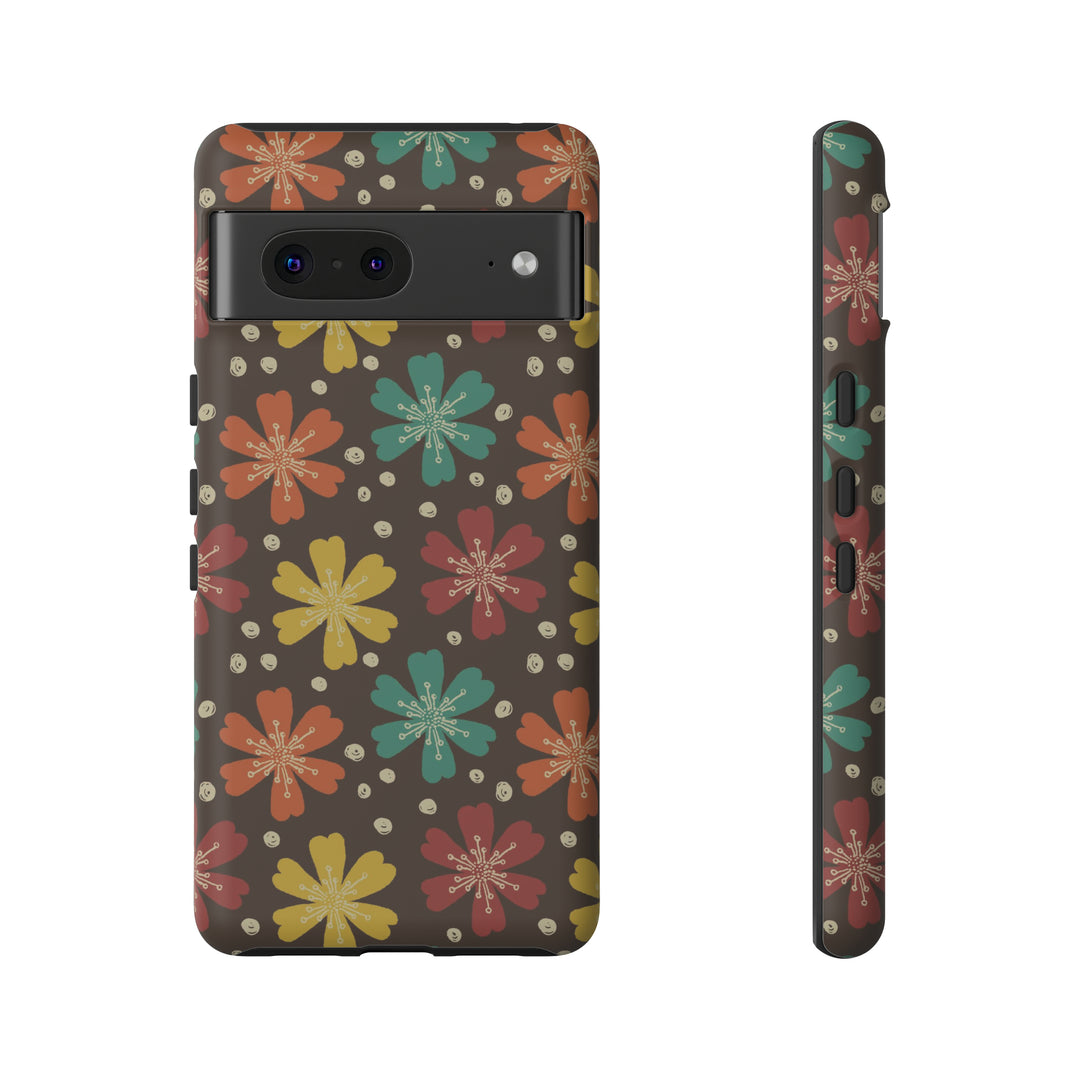 Retro Blooms in Color | Phone Case for iPhone/Galaxy/Pixel