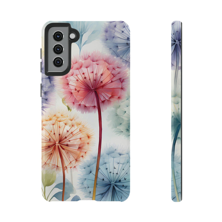 Colorful Field of Dandelions Phone Case