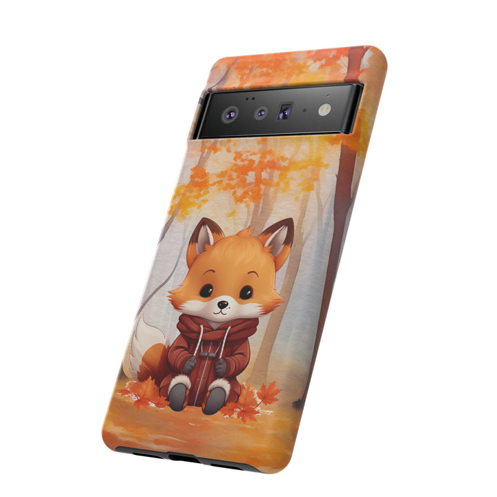 Baby Forest Fox Ready for Autumn - Samsung & iPhone Phone Case