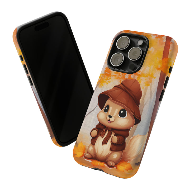 Baby Autumn Chipmunk Phone Case for iPhone, Samsung, Pixel