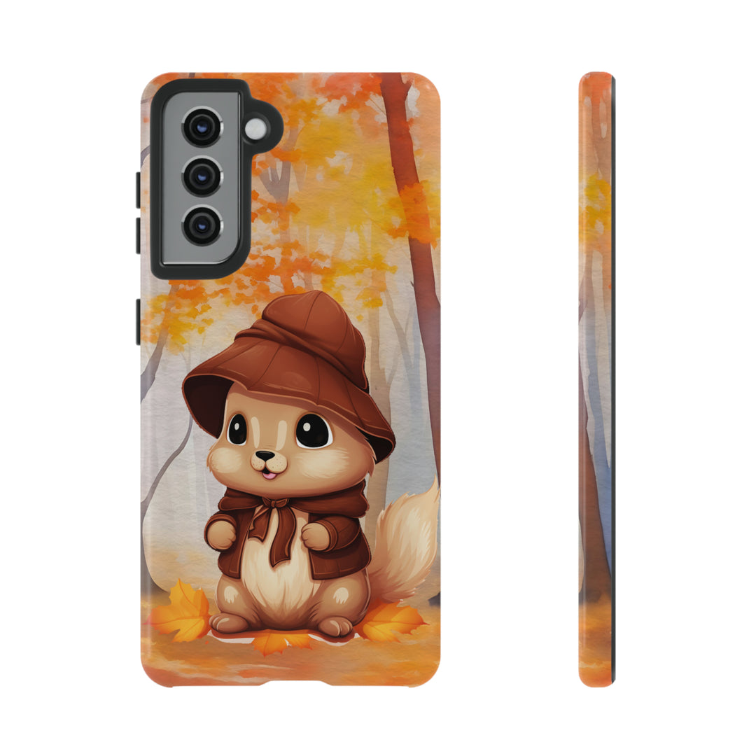 Baby Autumn Chipmunk Phone Case for iPhone, Samsung, Pixel