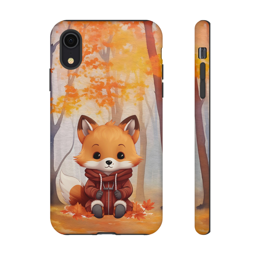 Baby Forest Fox Ready for Autumn - Samsung & iPhone Phone Case