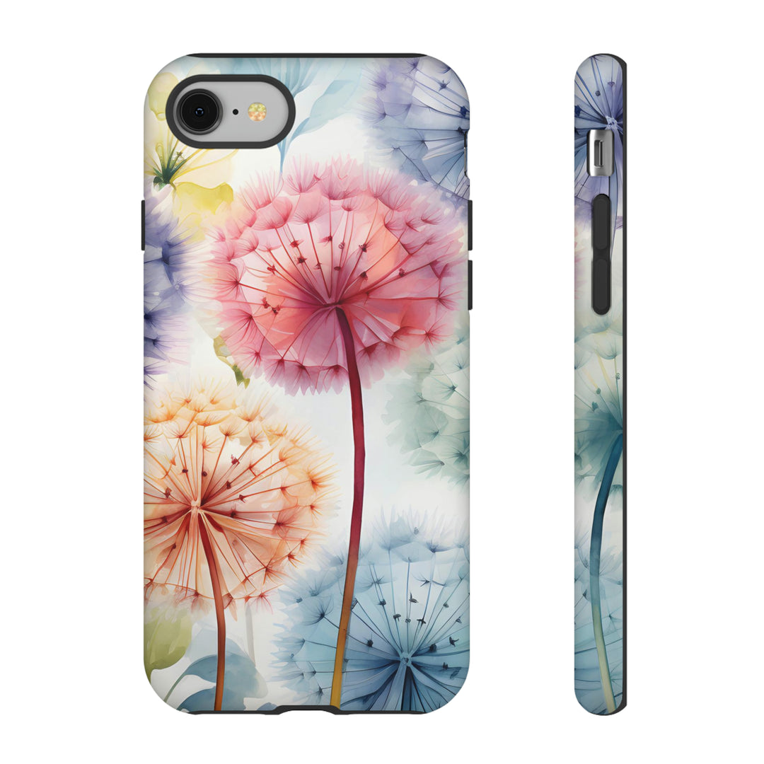 Colorful Field of Dandelions Phone Case