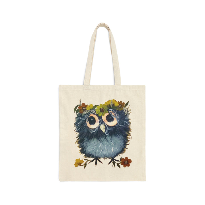 Frazzled Owl | Reusable Canvas Tote Bag 100% Cotton