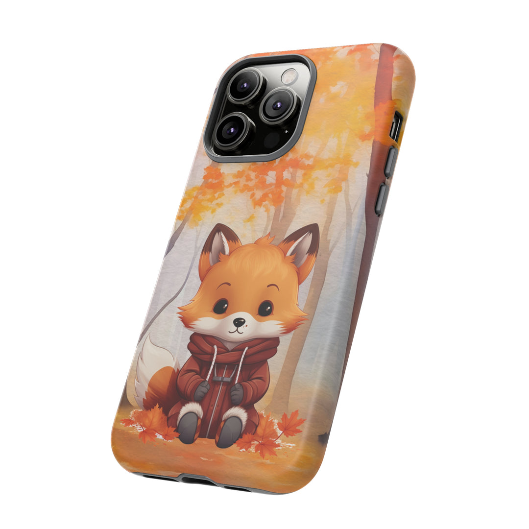 Baby Forest Fox Ready for Autumn - Samsung & iPhone Phone Case