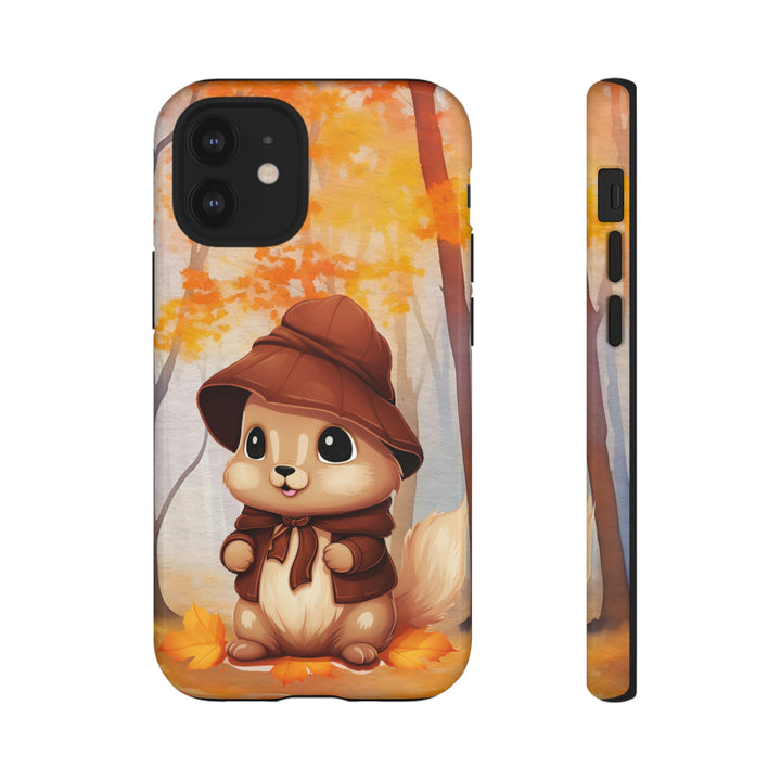 Baby Autumn Chipmunk Phone Case for iPhone, Samsung, Pixel