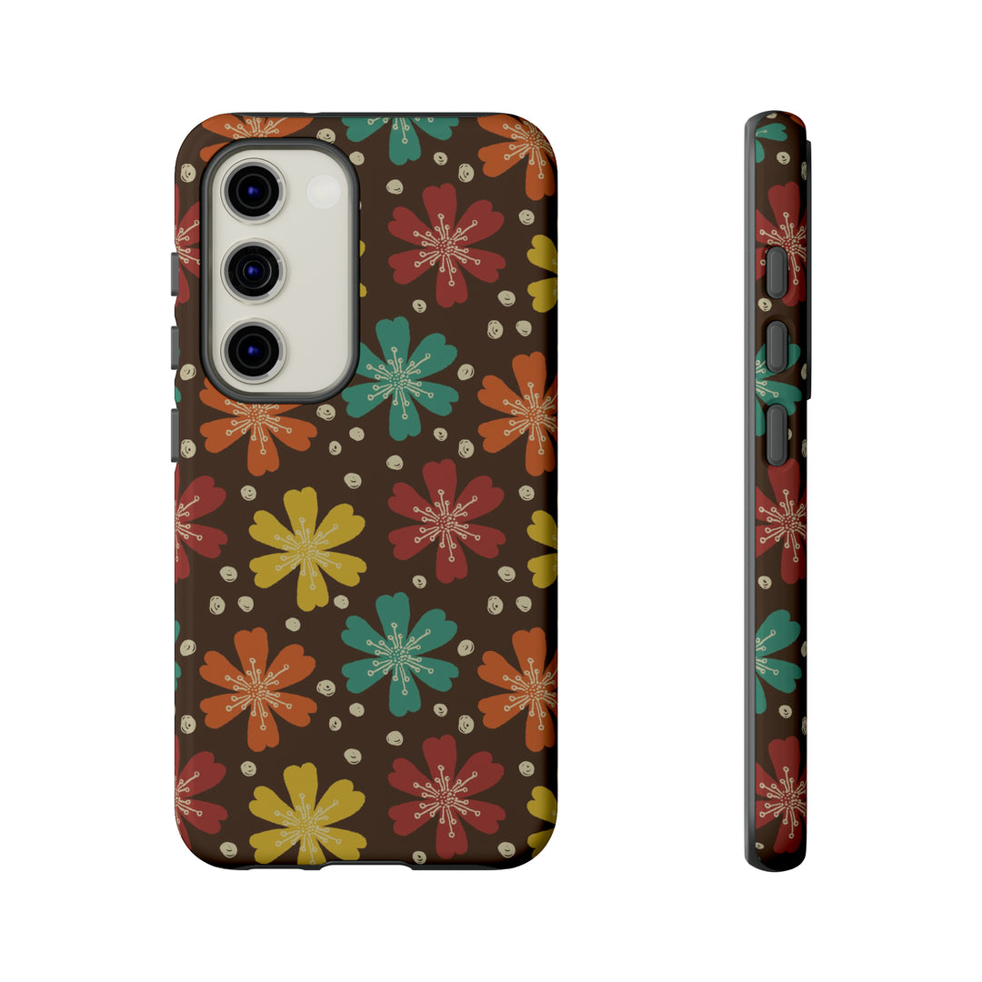 Retro Blooms in Color | Phone Case for iPhone/Galaxy/Pixel