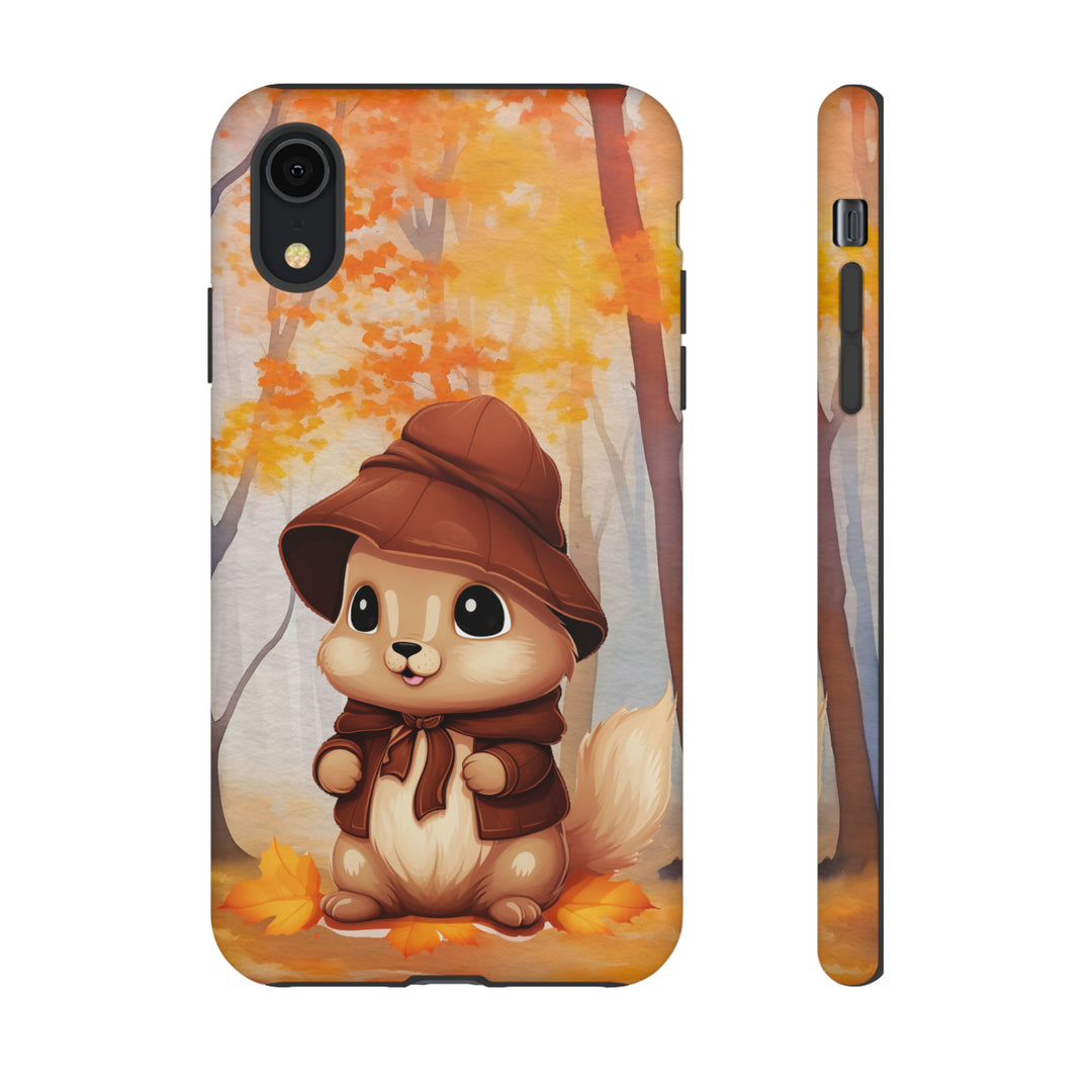 Baby Autumn Chipmunk Phone Case for iPhone, Samsung, Pixel