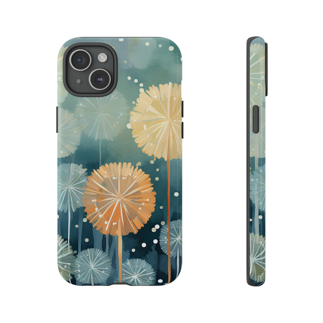 Abstract Dandelions Phone Case