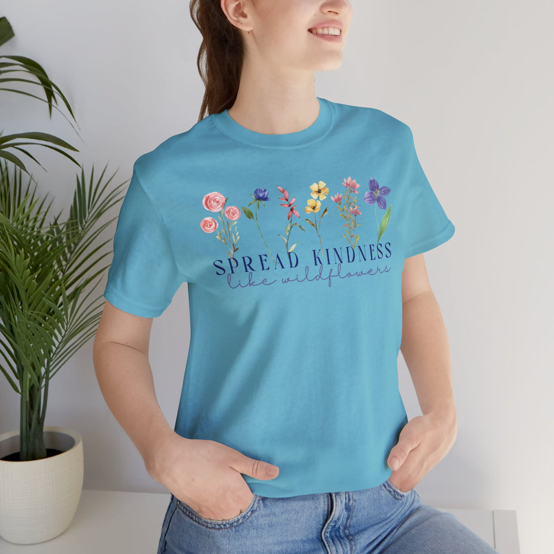 Spread Kindness Like Wildflowers Graphic Tshirt