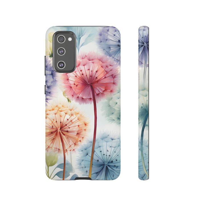 Colorful Field of Dandelions Phone Case