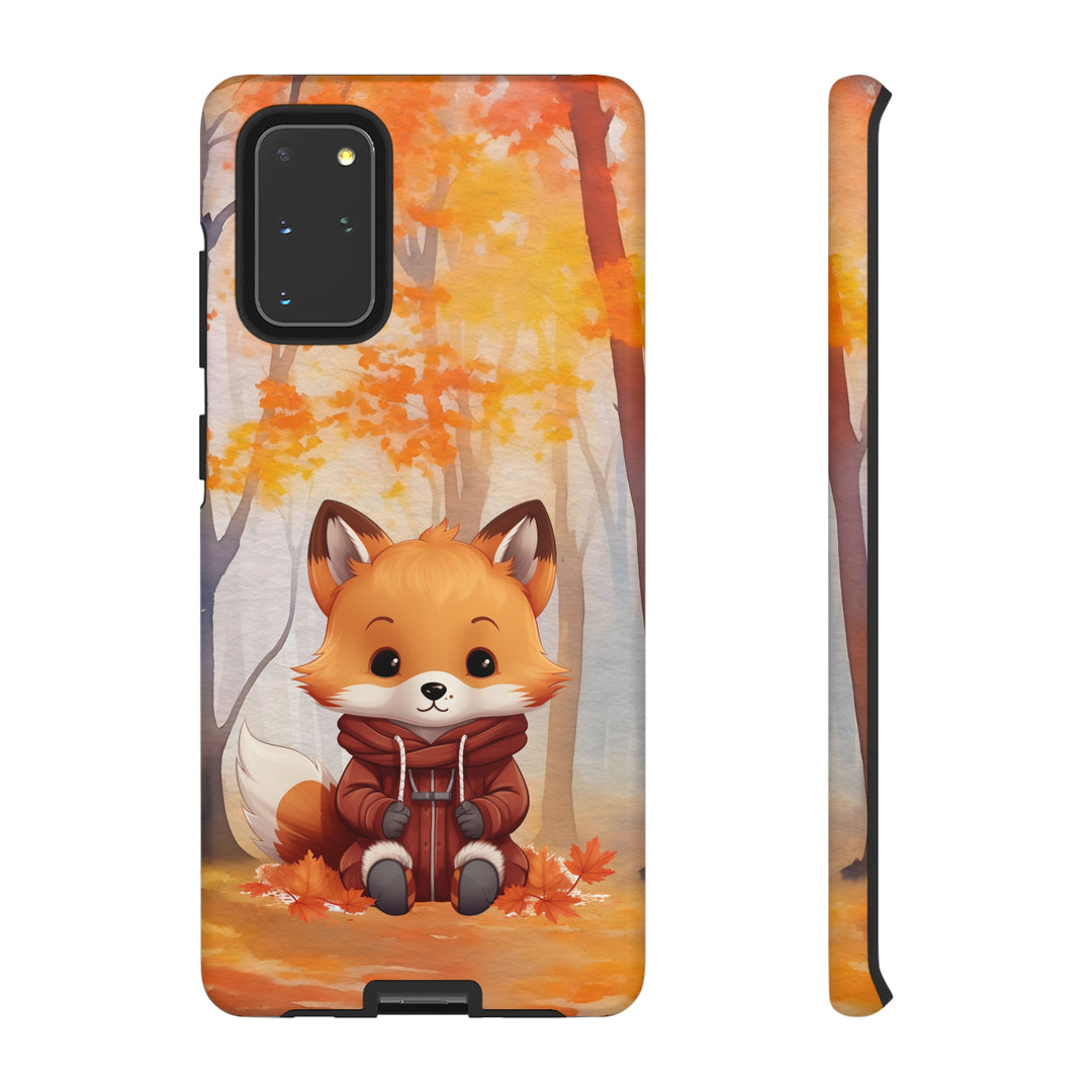 Baby Forest Fox Ready for Autumn - Samsung & iPhone Phone Case