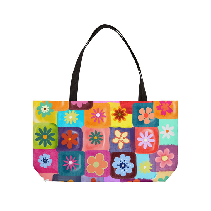 Happy Hippie Floral Tote Bag | Big Bag Everything Tote