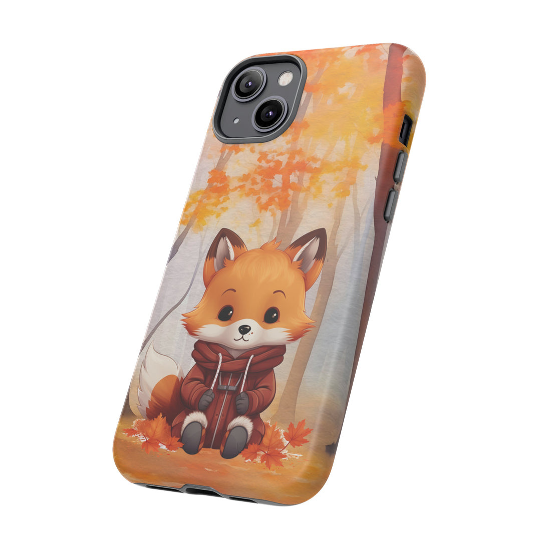 Baby Forest Fox Ready for Autumn - Samsung & iPhone Phone Case